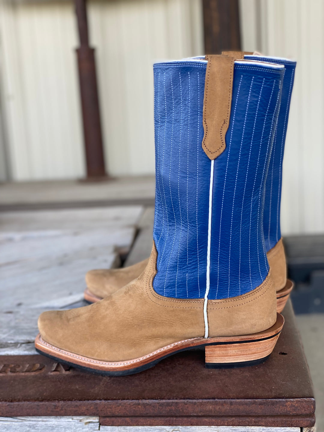 Fenoglio Boot Co. | Havana Nubuck Boot | Side View