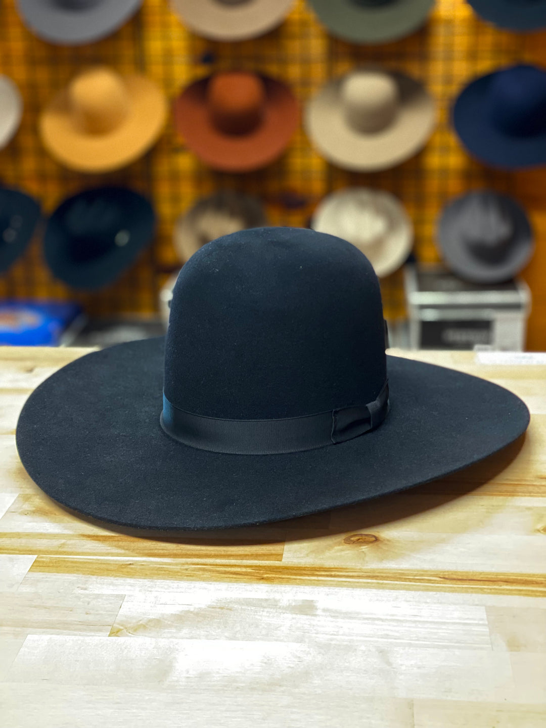Rodeo King | 7X Black 12 Ligne Band Felt Cowboy Hat