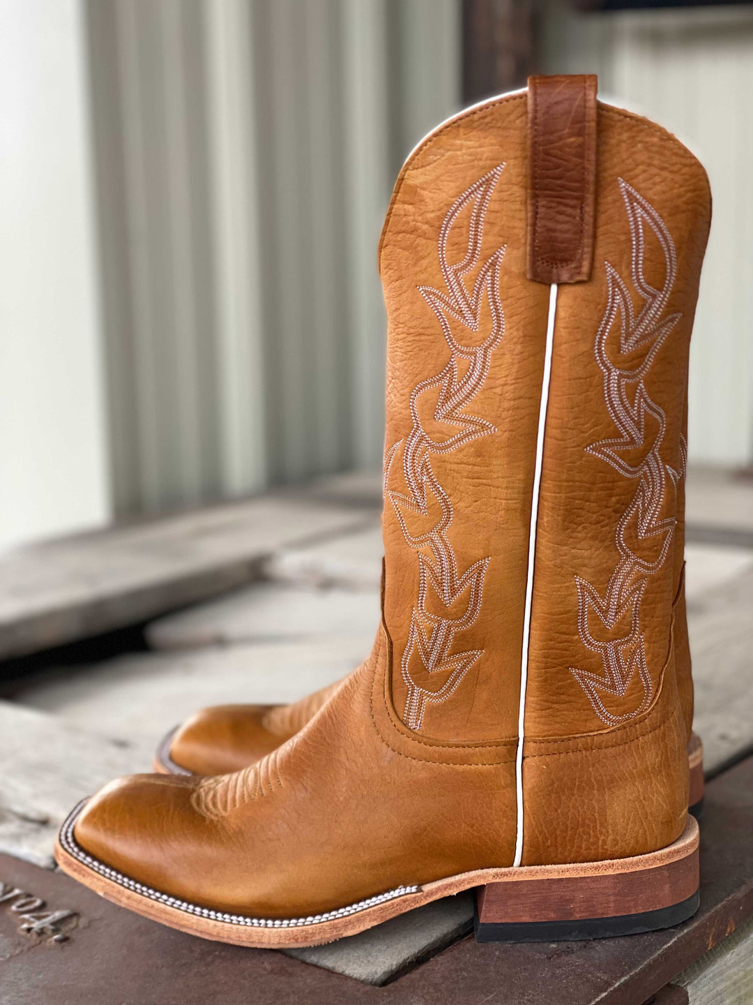 Side View Anderson Bean | All Over Natural Twister Boot