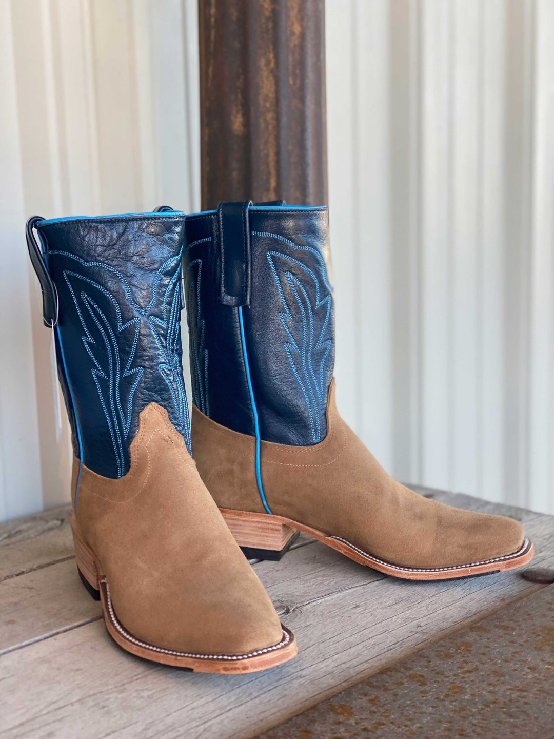 Olathe Boot Co. | Tan Newman KS Toe Boot