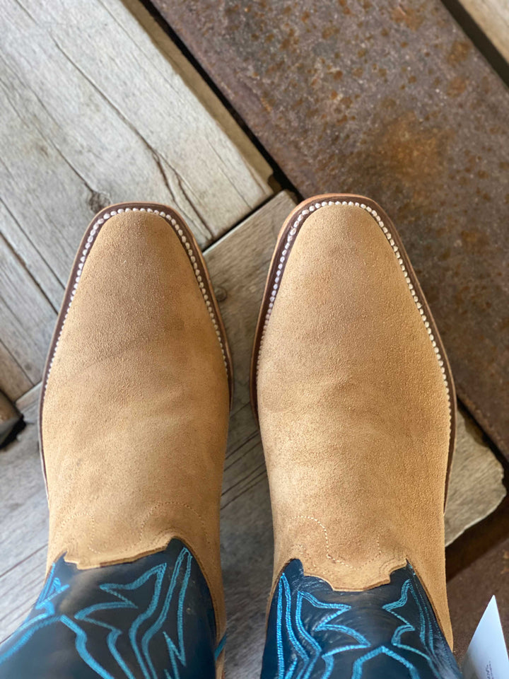 Toe View Olathe Boot Co. | Tan Newman KS Toe Boot