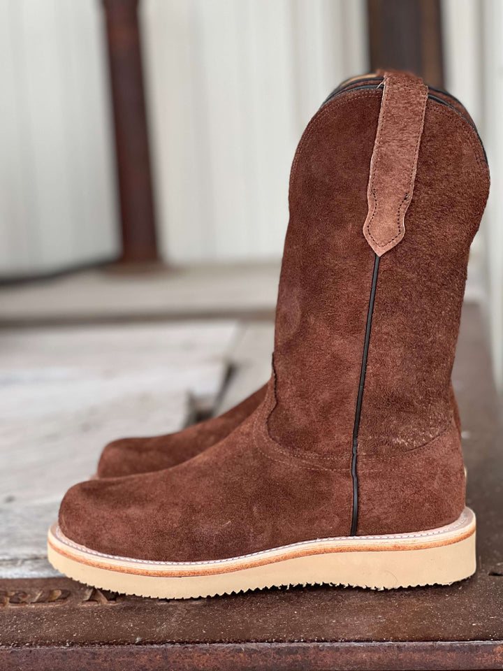 side view Fenoglio Boot Co. | Chocolate Fuji R/O Work Boot