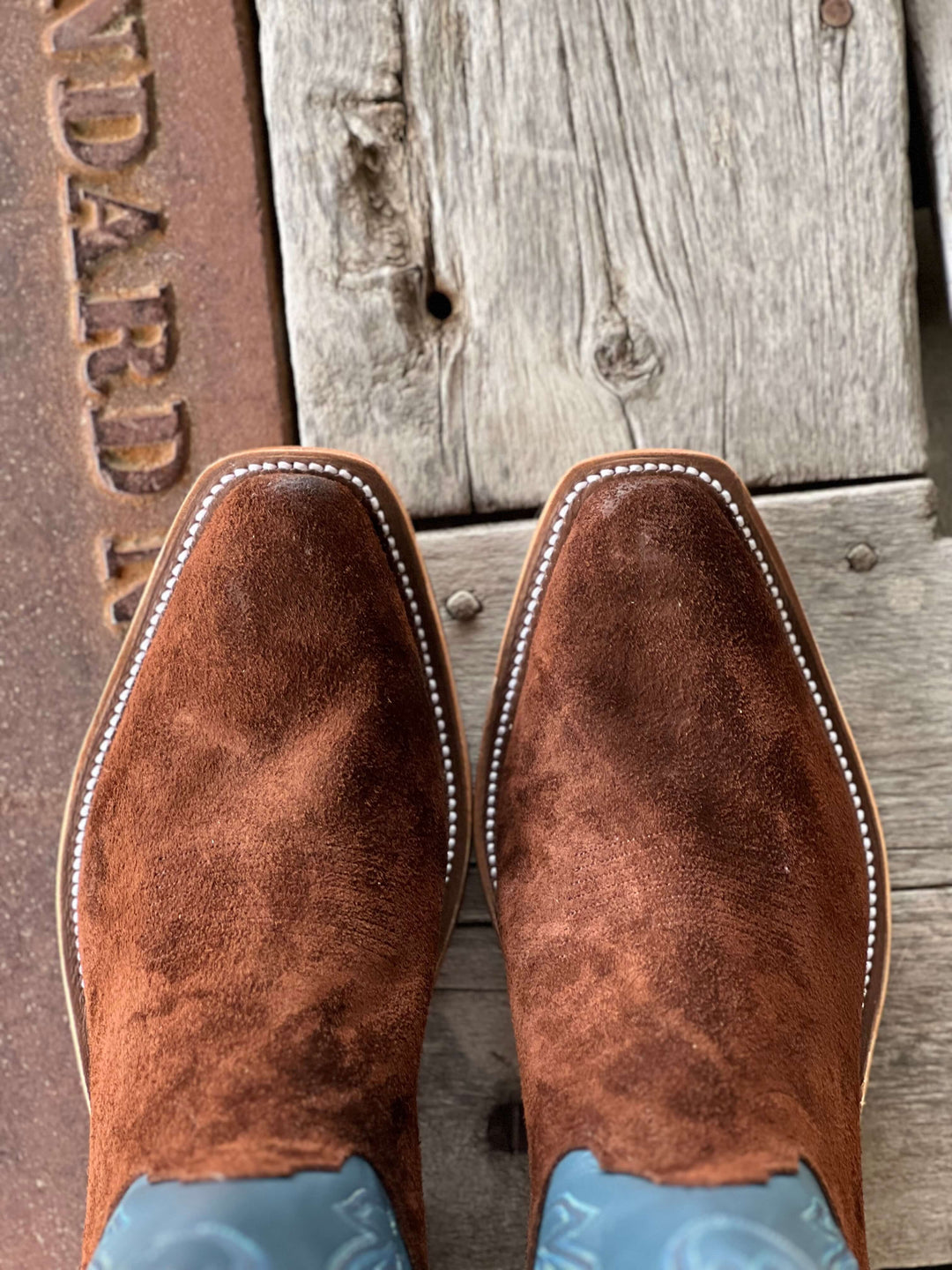 Toe View Olathe Boot Co. | Raiz Waxy Kudu KS Toe Boot