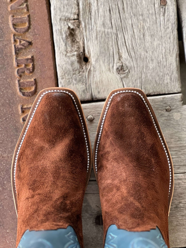 Toe View Olathe Boot Co. | Raiz Waxy Kudu KS Toe Boot