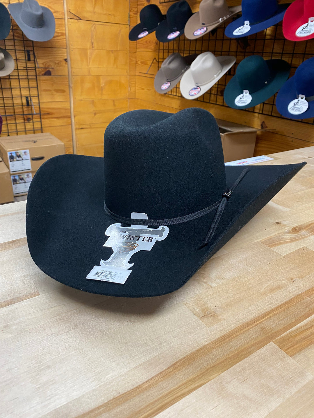 Twister  Black 3X Alpine Cowboy Hat