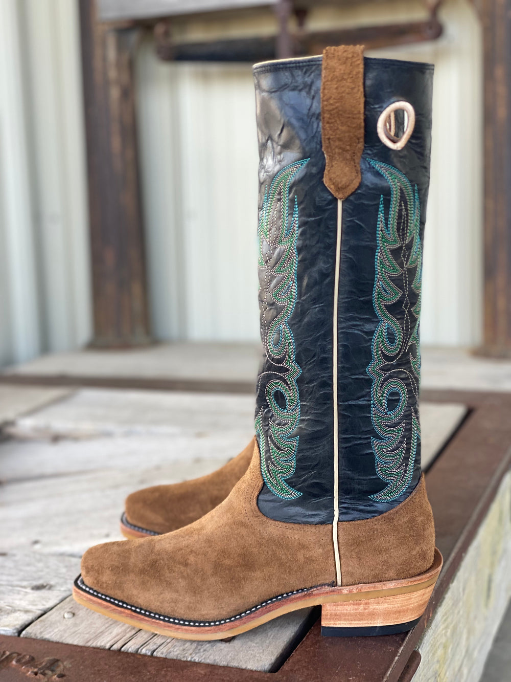 Side view Fenoglio | Boot Co. Whiskey Byron Crunch RO Boot