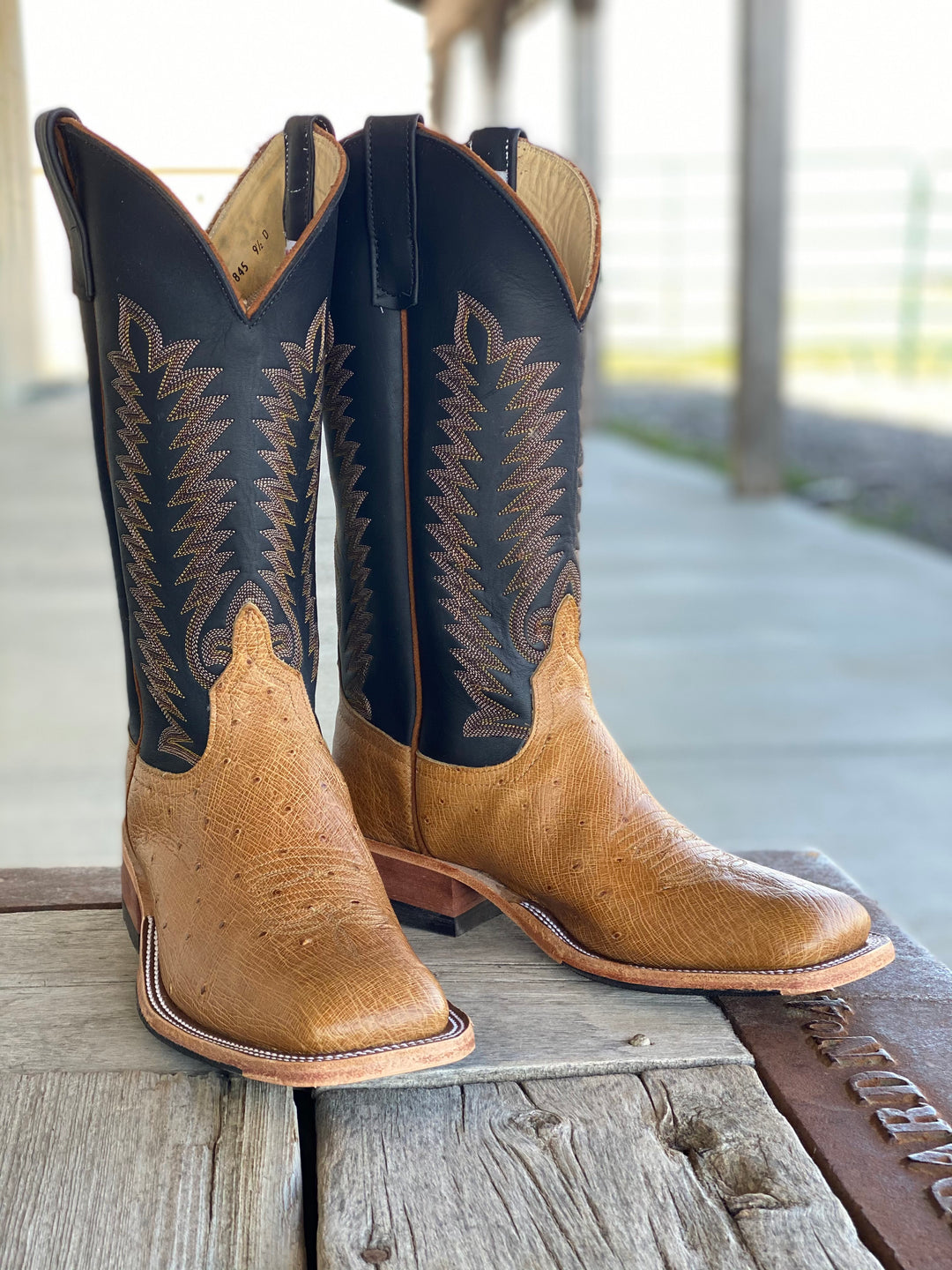 Anderson Bean | Antique Saddle Mad Dog Ostrich SM Boot