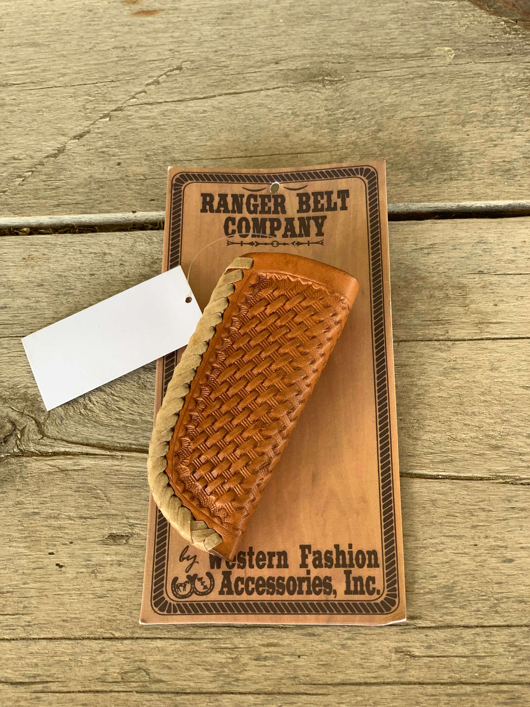 Ranger Belt Co. | Light Oiled Basket Weave 3.5" Knife Sheath