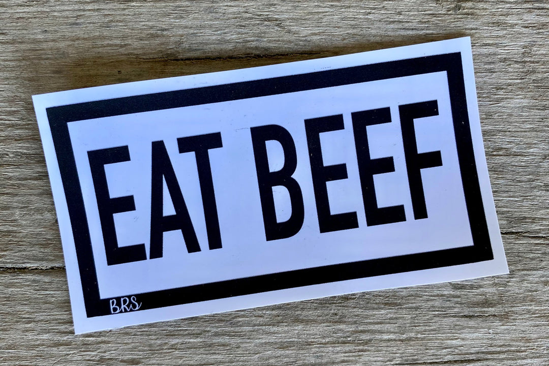 Bison Range | Eat Beef Sticker