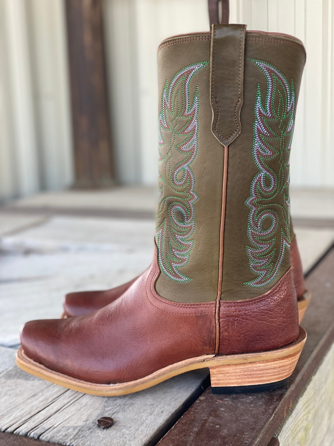 side view Fenoglio Boot Co. | Chili Pull Up Boot