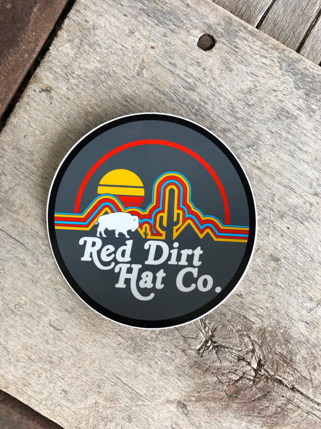 Red Dirt | Neon Buffalo Sticker