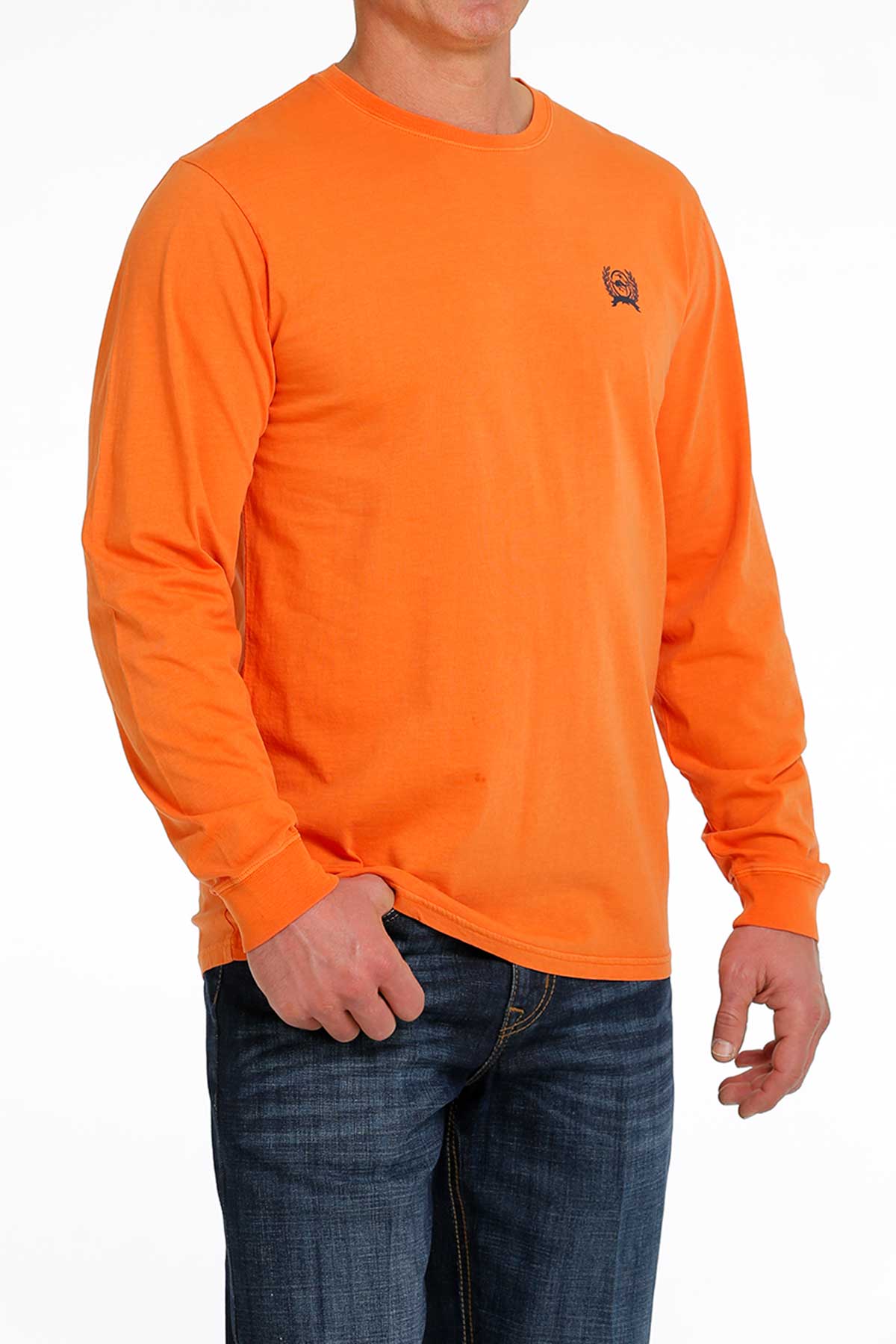 ENDA-LS-SHIRT - ORANGE TWIST