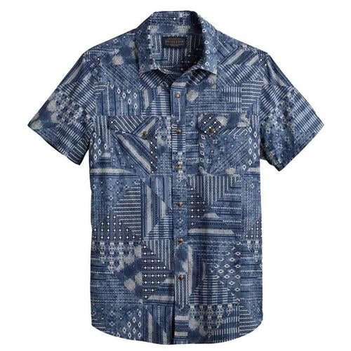 Blue Bandana SS Laramie Shirt