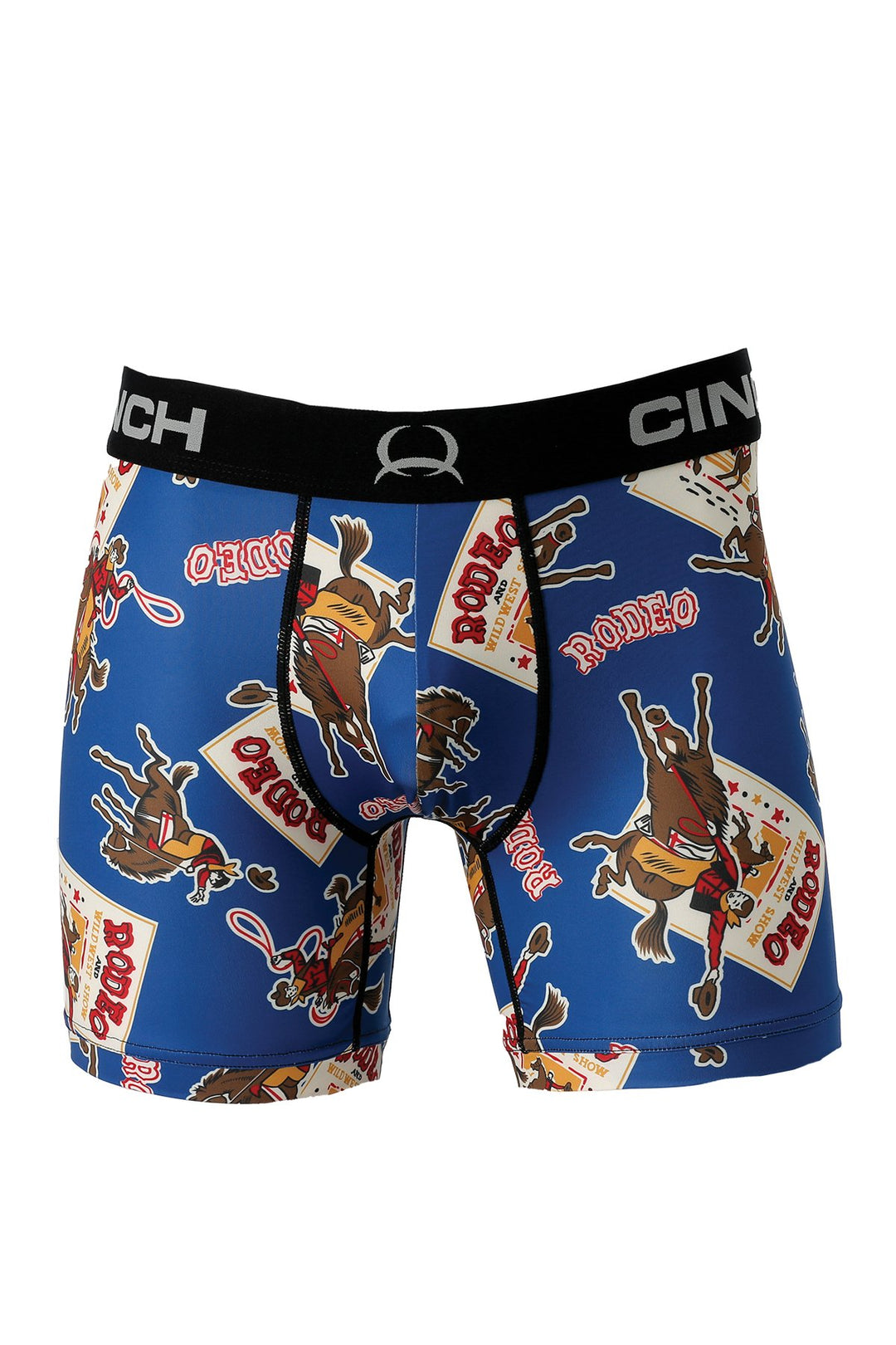 front view Cinch | Rodeo Print 6" Boxer Brief