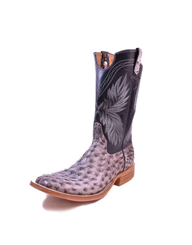 Rios of Mercedes | Rio Grande Nicotine Full Quill Ostrich Boot