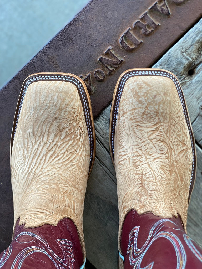 Top view Anderson Bean | Tan Washed Shoulder Boot