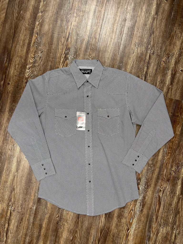 Wrangler | Silver Edition Western Black Print LS Shirt