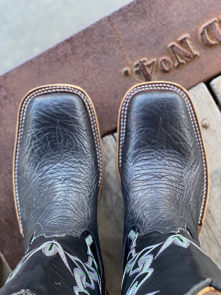 Top down view Anderson Bean | Black Shoulder Boot