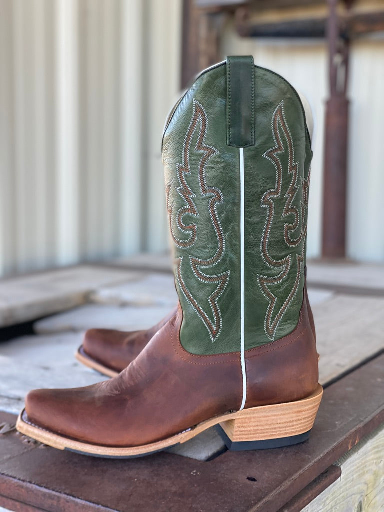 Side view Horse Power Top Hand  | Volcano Cognac Boot