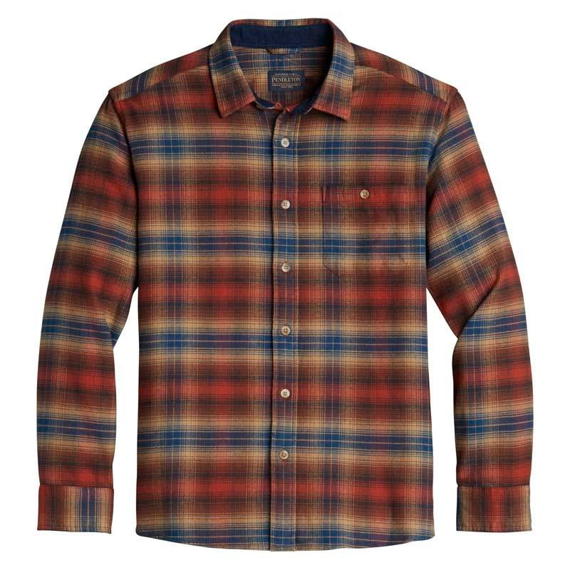 Pendleton Copper Plaid Fremont Flannel Shirt
