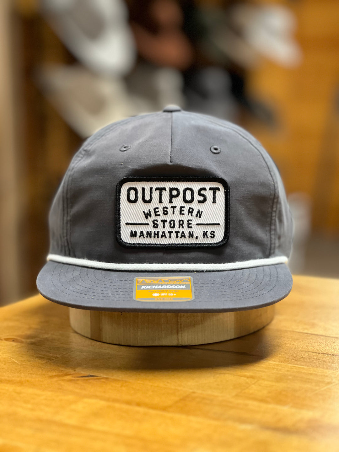 Outpost Richardson Rope Cap Charcoal