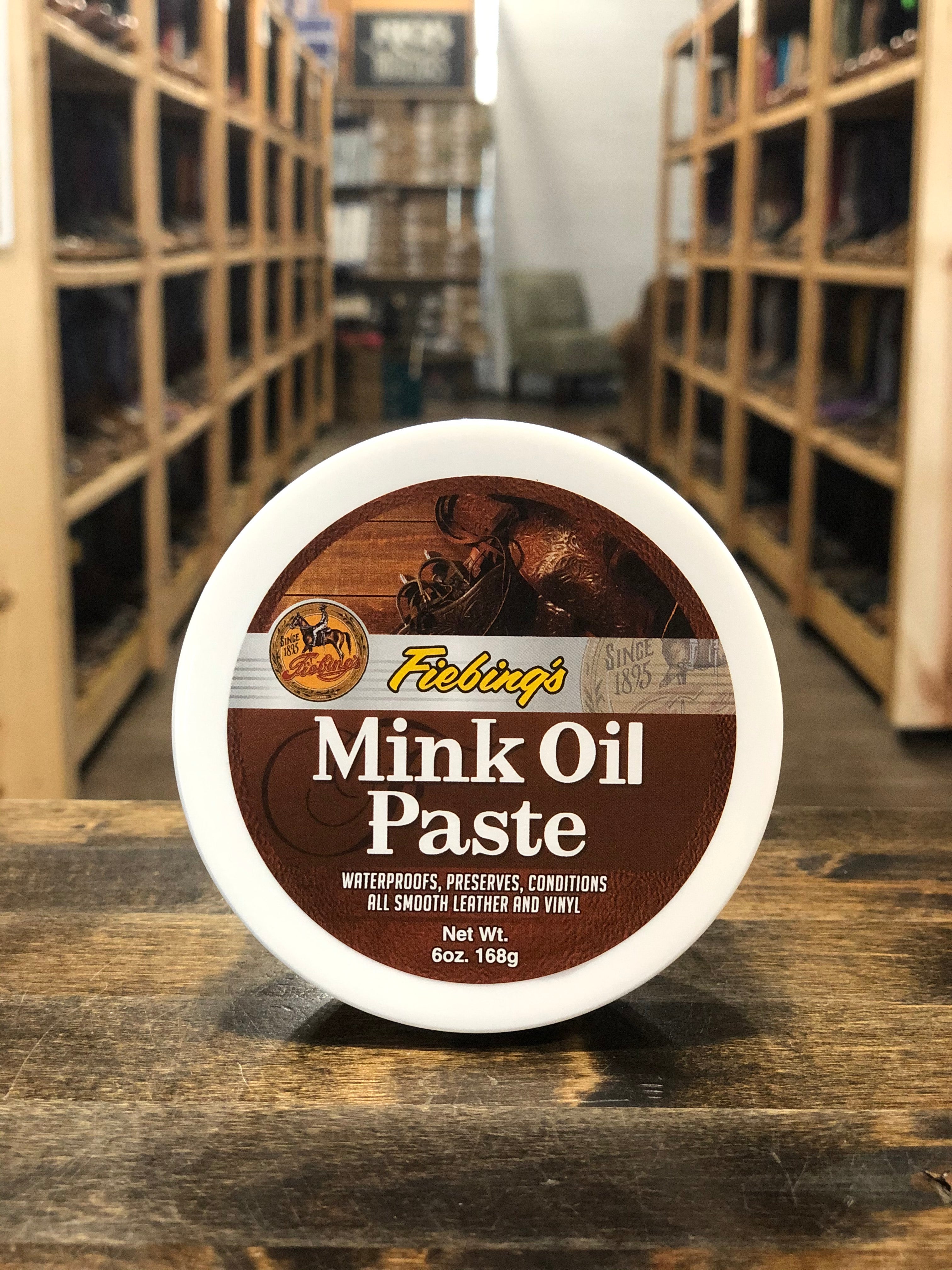Fiebing Mink Oil Paste - 6 oz jar