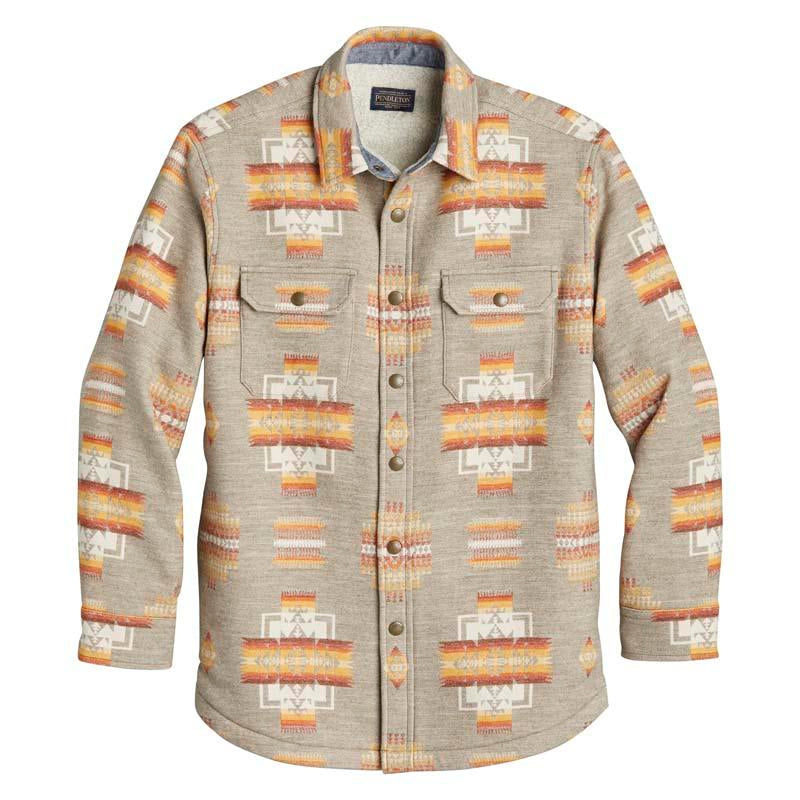 Pendleton Chief Joseph Tan Sherpa-Lined Shirt Jacket