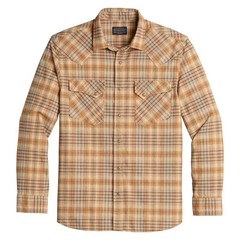 Pendleton | Tan Plaid Wyatt Shirt