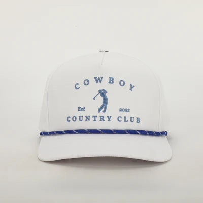 Cowboy Country Club | Golfer Rope Cap White