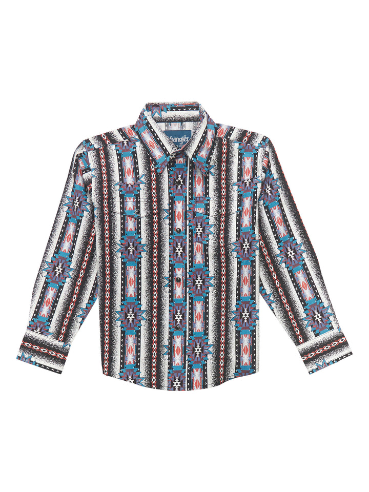 front view Boys Checotah long-sleeve shirt