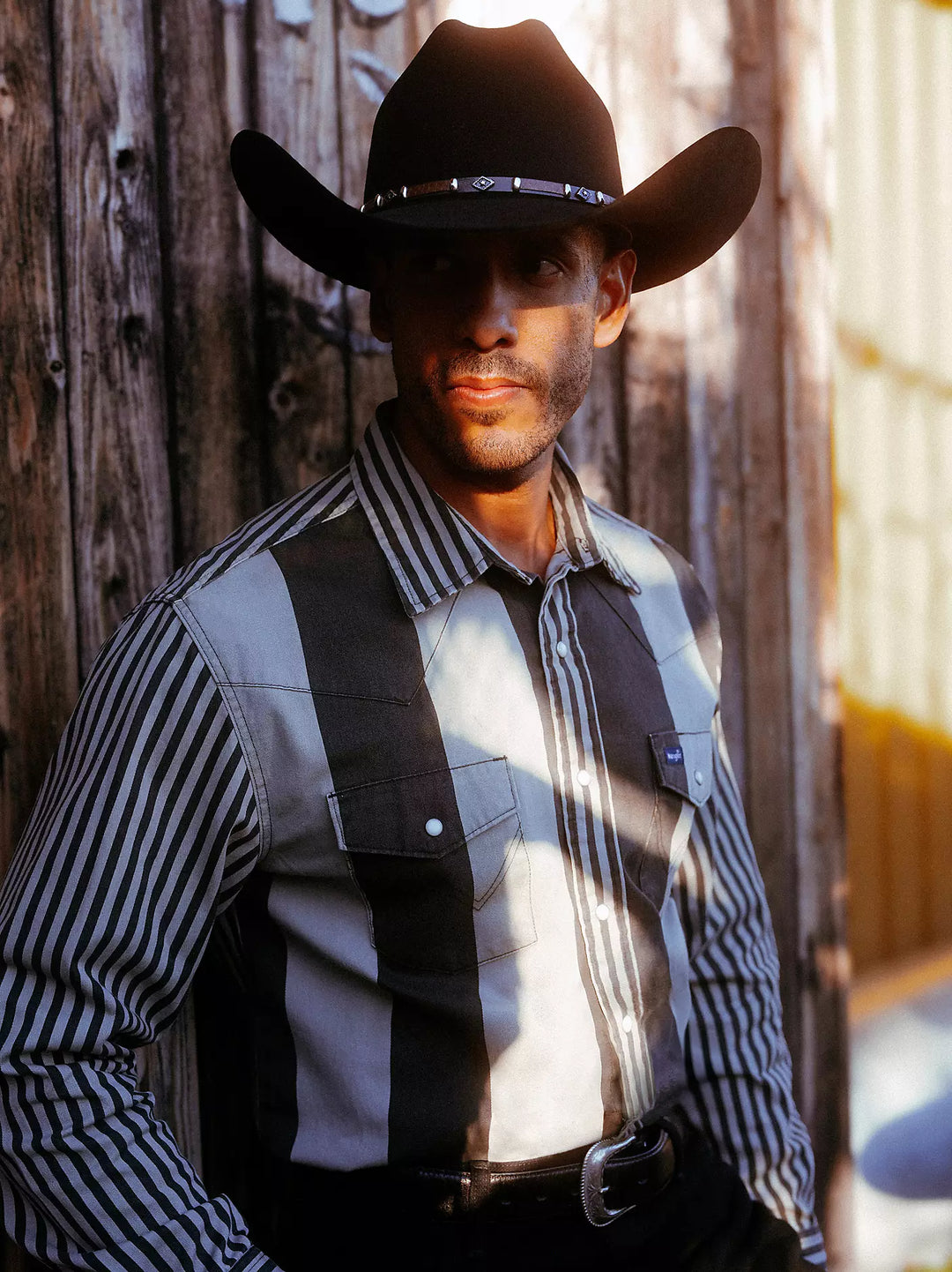 Wrangler | Vintage-Inspired Smoky Stripes Western LS Shirt
