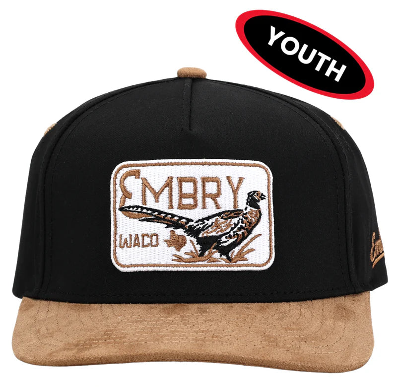 Embry Outdoors | Youth Black/Brown Rooster Cap