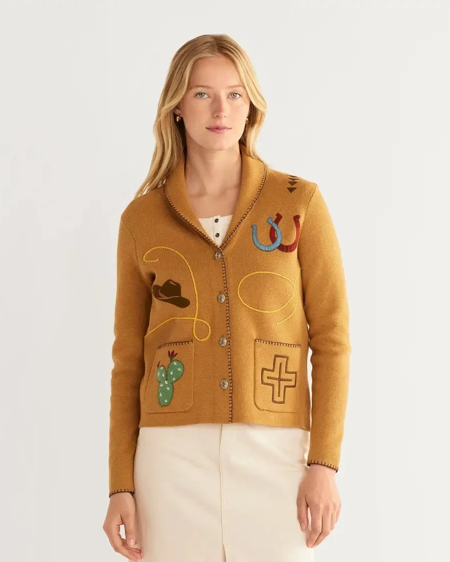 Pendleton | Ladies Western Buckskin Cardigan