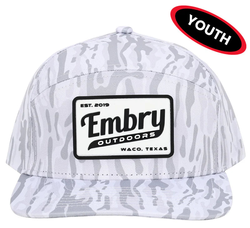 Embry Outdoors | Youth White Ranch 6 Panel Cap