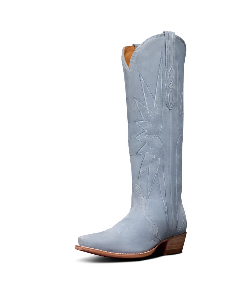 Tecovas | The Loretta Boot Chambray Suede