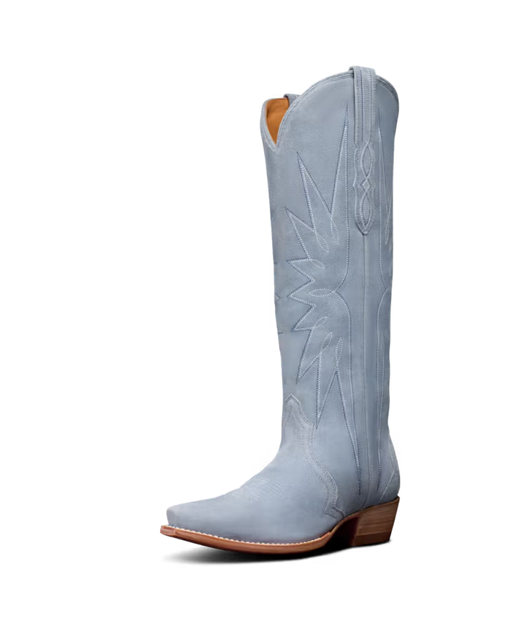 Tecovas | The Loretta Boot Chambray Suede