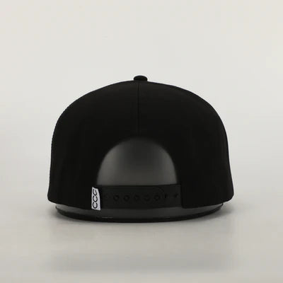 Cowboy Country Club | Cursive Rope Cap | Black | Snapback