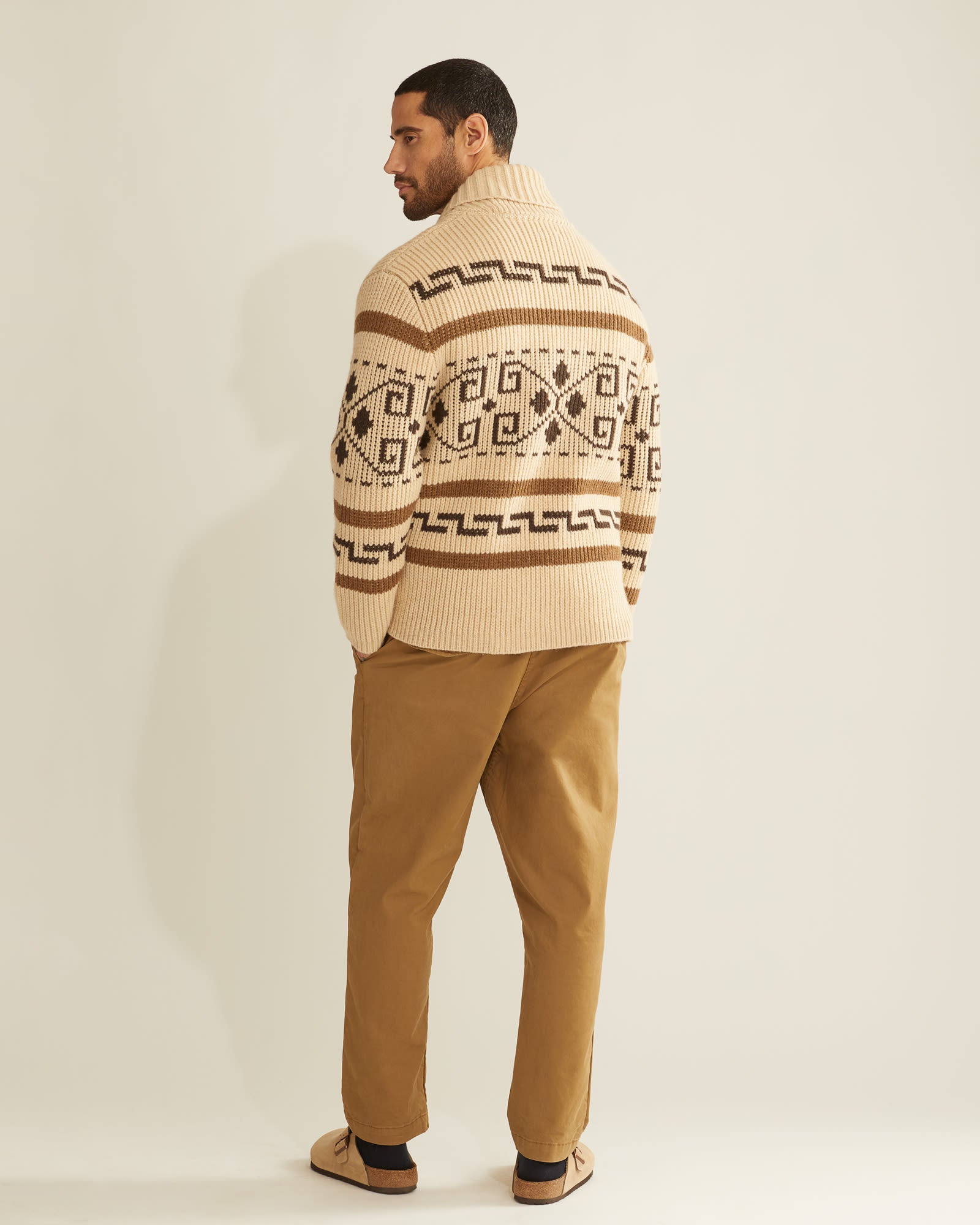 Pendleton | Tan/Brown Westerly Sweater – Outpost Western Store