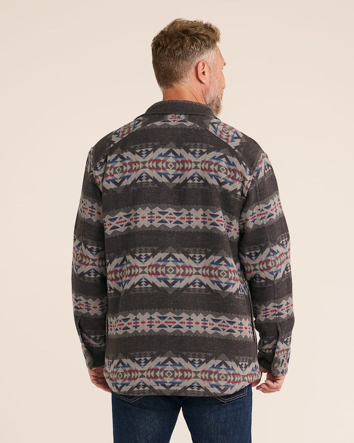 Pendleton | Bay City Sherpa-Lined Shirt Jacket Back View