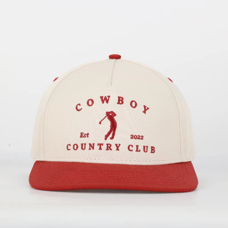 Cowboy Country Club | Two Tone Golfer Cap