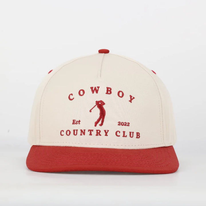 Cowboy Country Club | Two Tone Golfer Cap