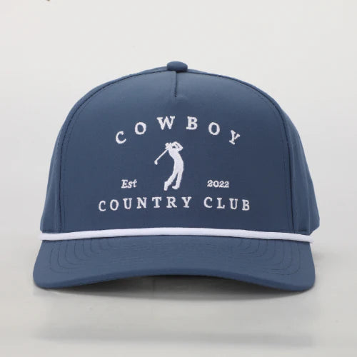 Cowboy Country Club | Golfer Rope Cap | Navy