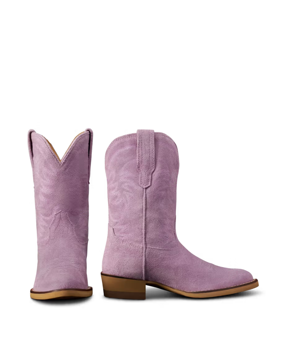 Tecovas | The Annie Kids Lavender Suede