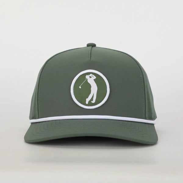 Cowboy Country Club | Circle Golfer Rope Cap | Green