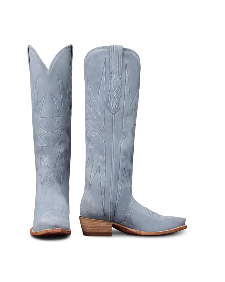 Tecovas | The Loretta Boot Chambray Suede
