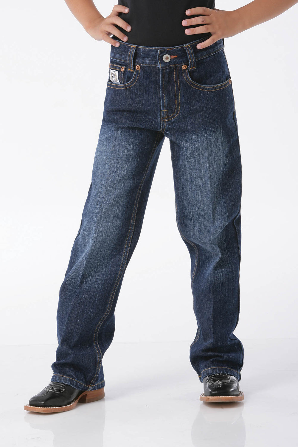 Boys White Label Dark Stone Jean