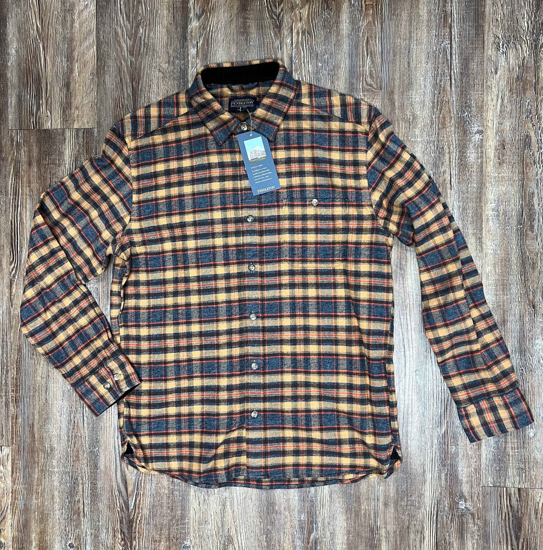 Pendleton Brown Fremont Plaid Flannel Shirt