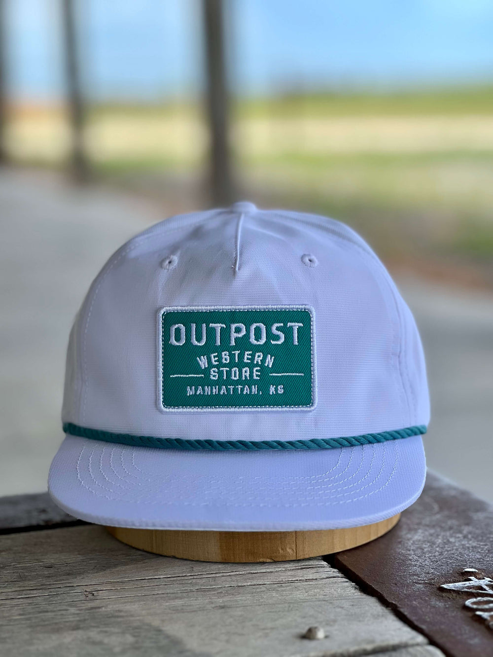 Outpost Original Rope Cap White/Teal