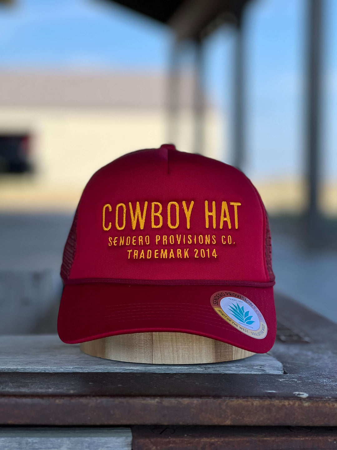 Sendero Provisions Co. | Cowboy Hat Cap Red