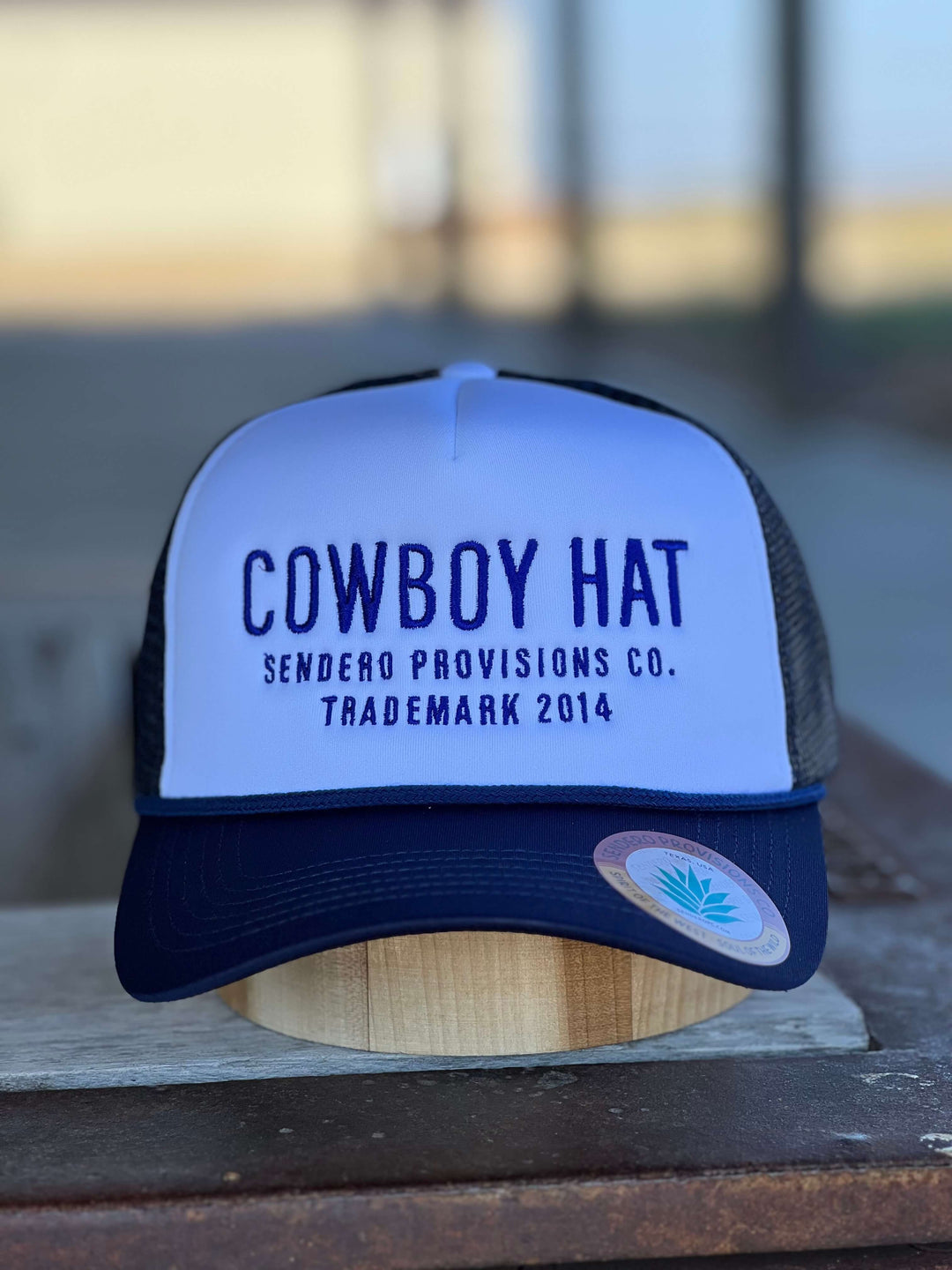 Sendero Provisions Co. | Cowboy Hat Cap Blue/White